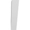 Ekena Millwork 5 1/2-in. W x 22-in. D x 26-in. H Traditional Architectural Grade PVC Knee Brace BRCP055X22X26TRA - alternate 3